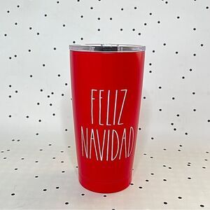 🎄 RAE DUNN 🎄 FELIZ NAVIDAD coffee mug tumbler NEW MERRY CHRISTMAS GIFT PRESENT